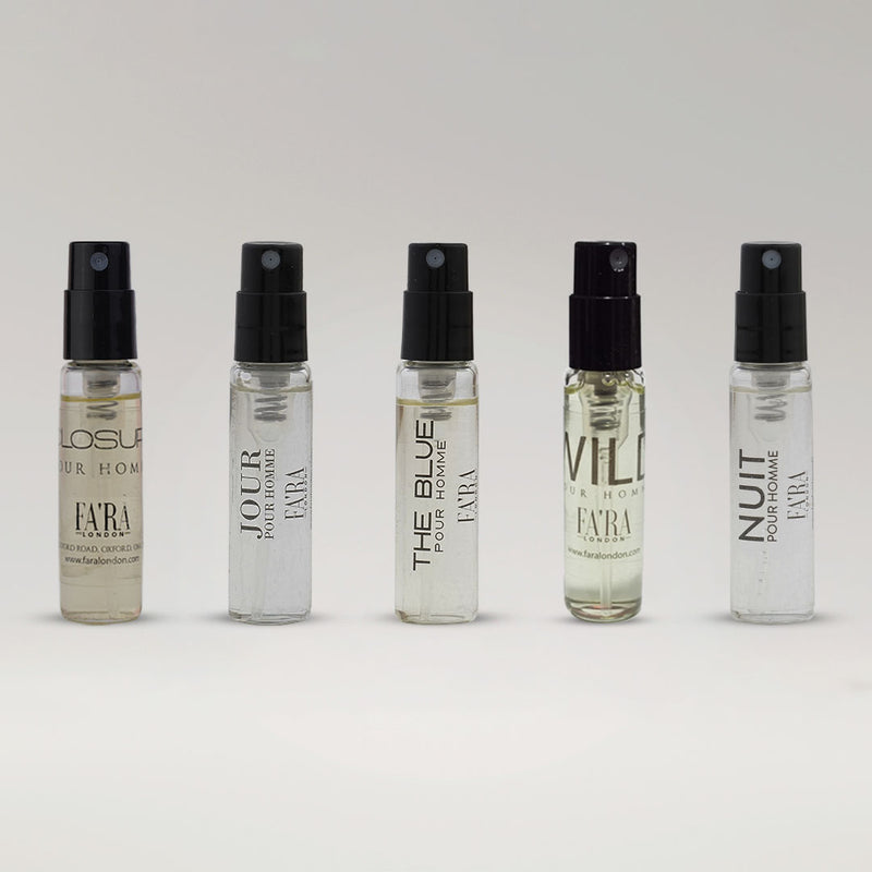 FARA London - Top Seller Men Tester 3ml x 5