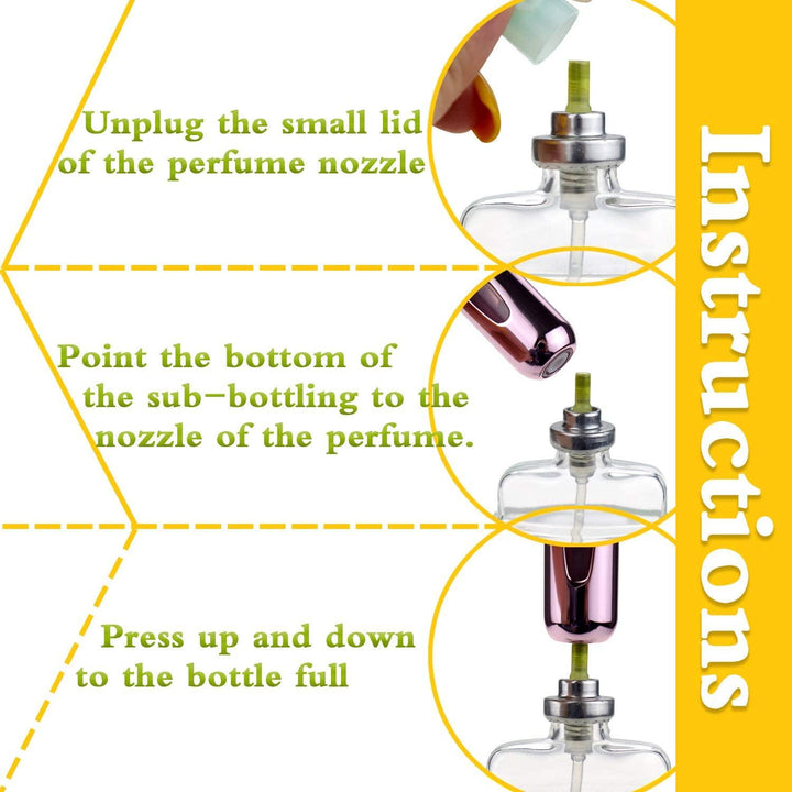 Light Pink Atomizer Perfume Bottle - Fara London